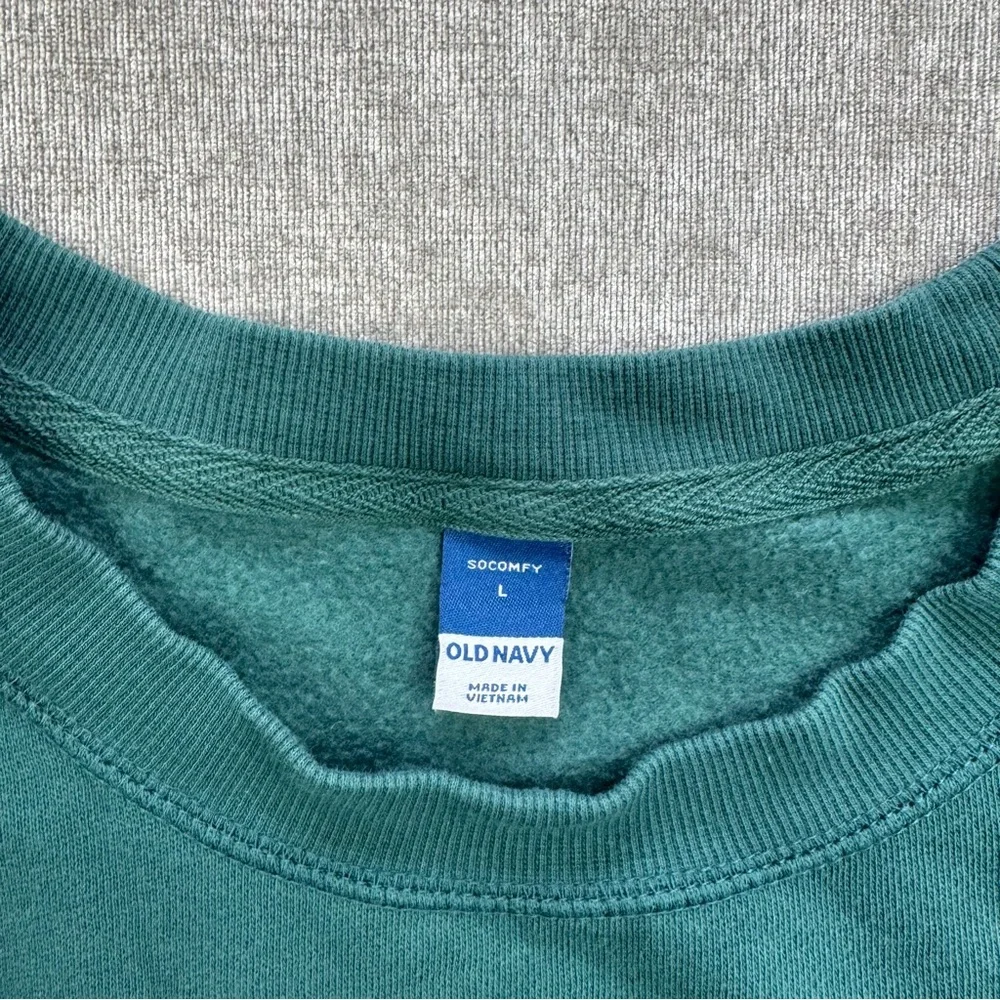 Old Navy Women’s SoComfy Relaxed Tunic Sweatshirt Moss Green Large - Picture 3 of 6